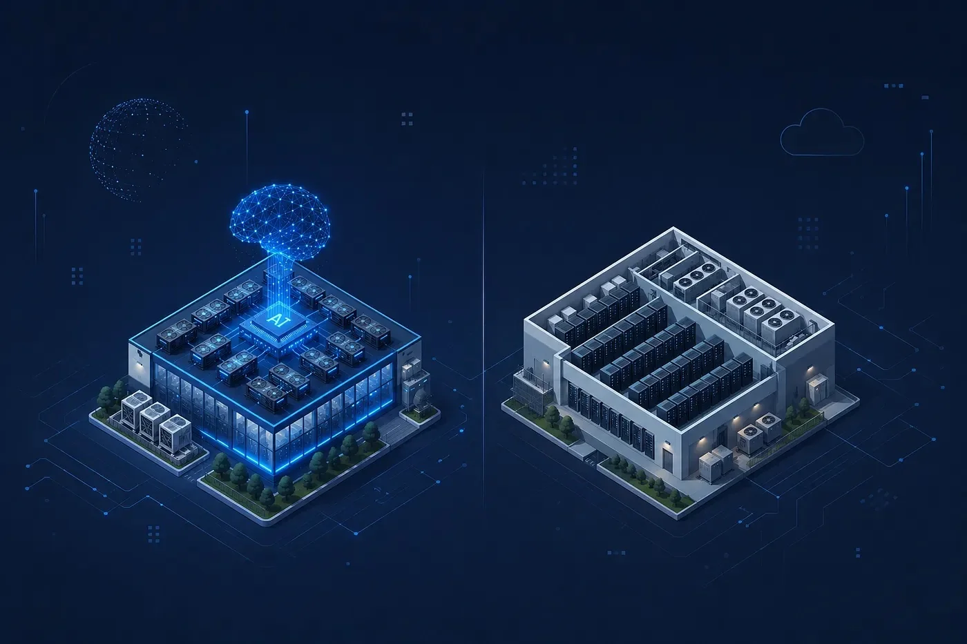 AI Factory and traditional data center infrastructure